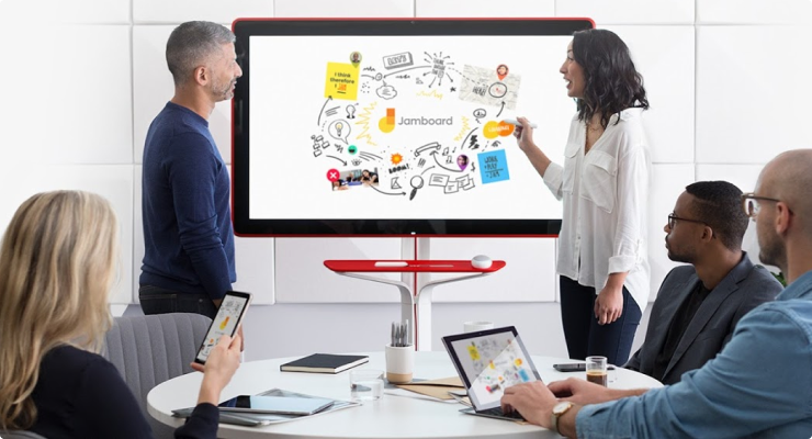 Jamboard collaborative digital whiteboarding